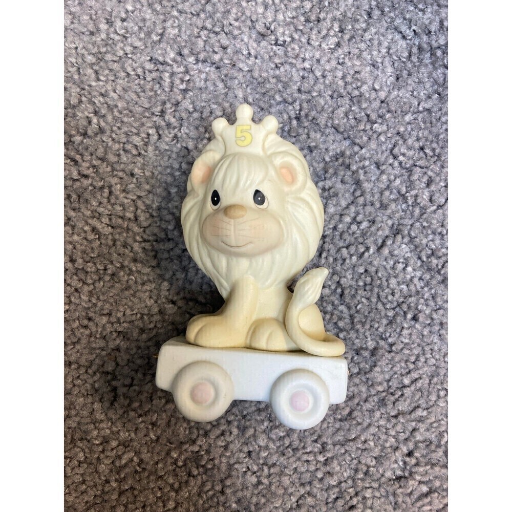 precious moments birthday train lion age 5